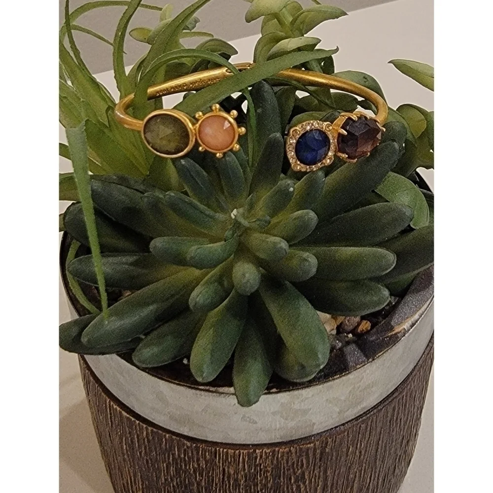 Kate Spade Hinged Bracelet – Multi-Stone – Gold - Picture 8 of 10